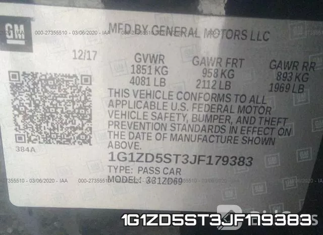 1G1ZD5ST3JF179383 фото 10