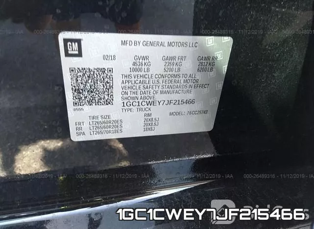 1GC1CWEY7JF215466 фото 10