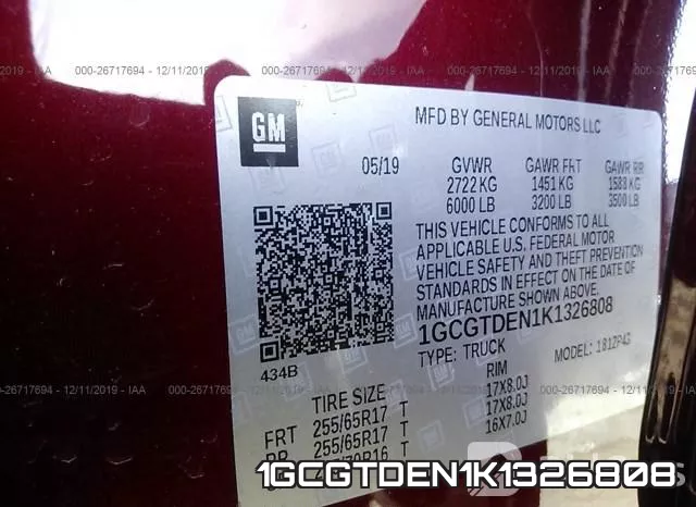 1GCGTDEN1K1326808 фото 10