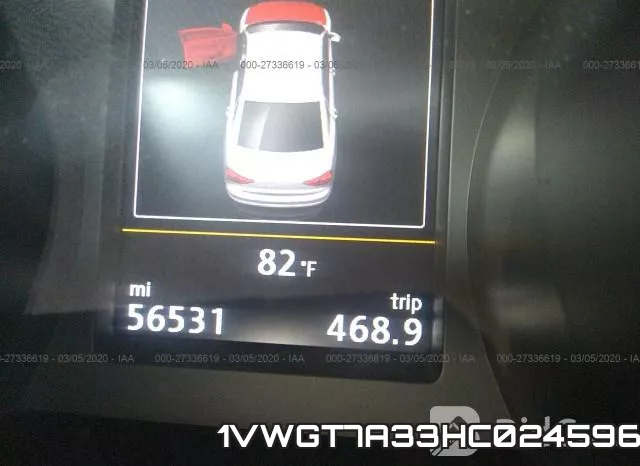 1VWGT7A33HC024596 фото 8