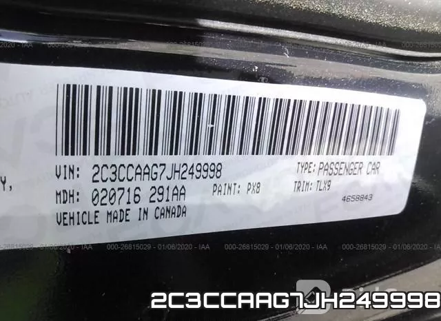 2C3CCAAG7JH249998 фото 10