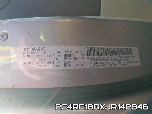 2C4RC1BGXJR142846 фото 2