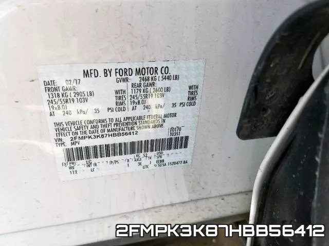 2FMPK3K87HBB56412 фото 2