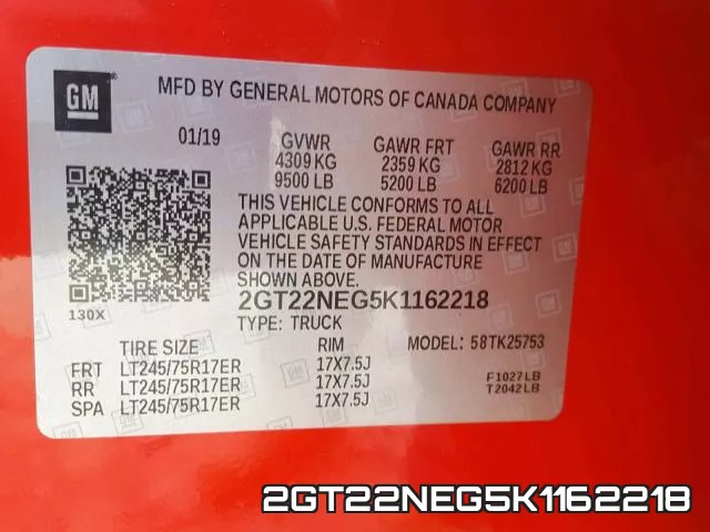 2GT22NEG5K1162218 фото 2