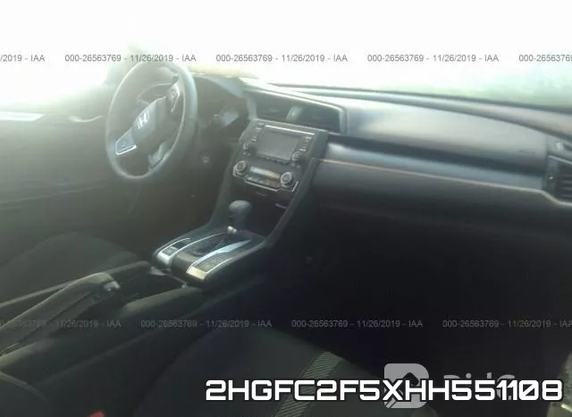 2HGFC2F5XHH551108 фото 6