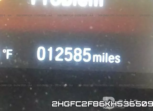 2HGFC2F86KH536509 фото 8