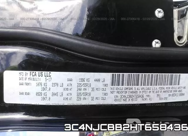 3C4NJCBB2HT658436 фото 10