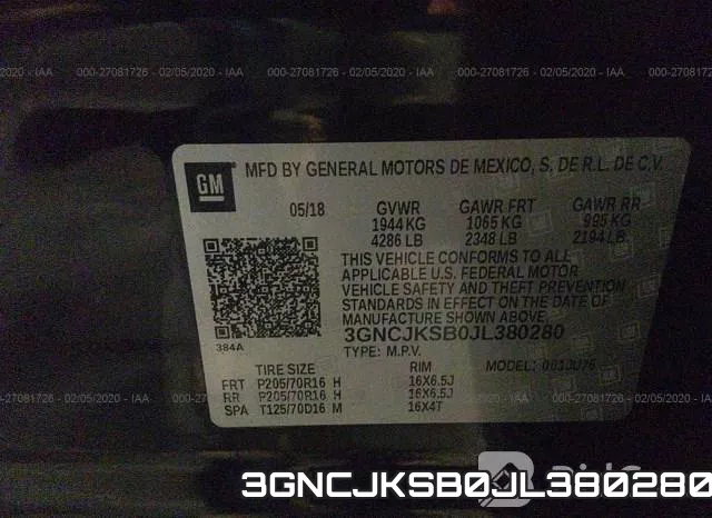 3GNCJKSB0JL380280 фото 10