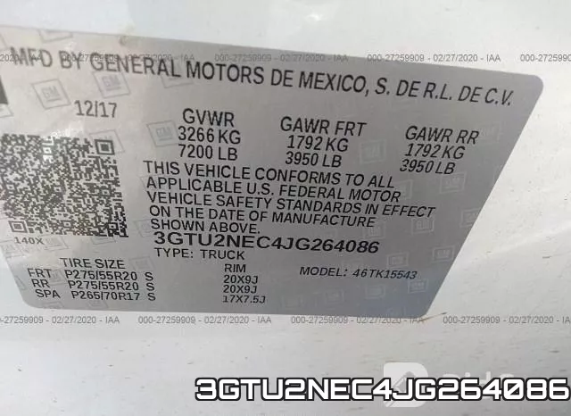 3GTU2NEC4JG264086 фото 10