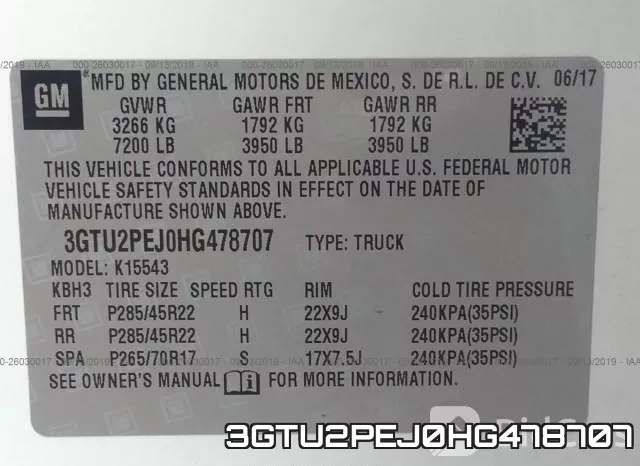 3GTU2PEJ0HG478707 фото 10