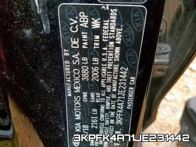 3KPFK4A71JE231442 фото 2