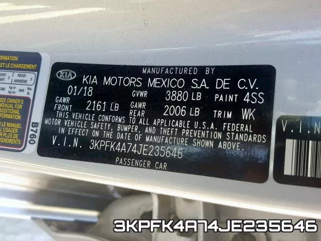 3KPFK4A74JE235646 фото 2
