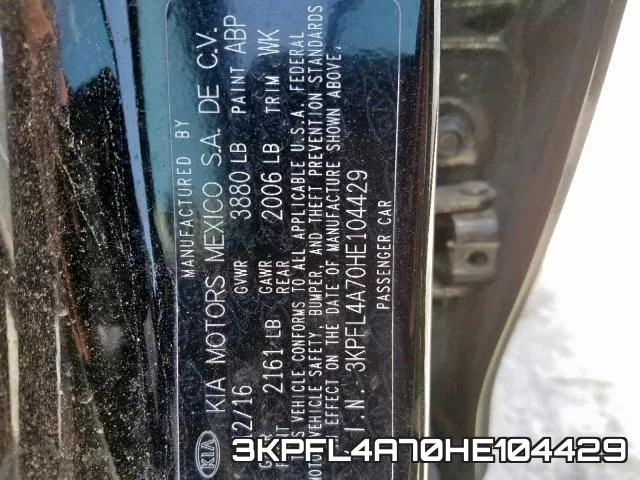 3KPFL4A70HE104429 фото 2