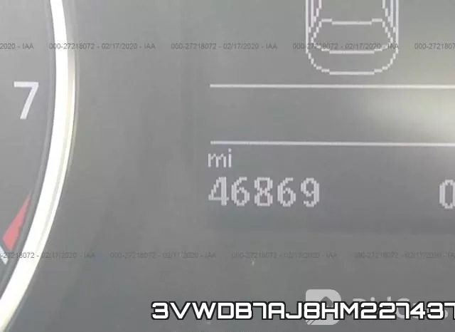 3VWDB7AJ8HM227437 фото 8