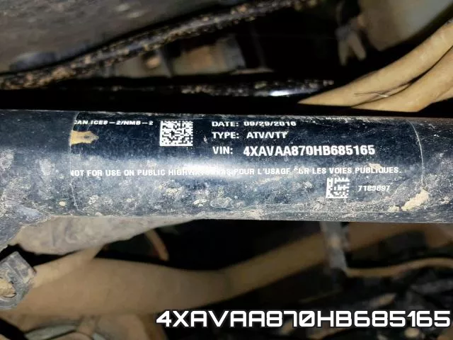 4XAVAA870HB685165 фото 2