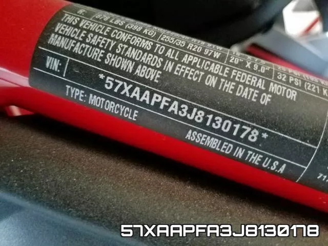 57XAAPFA3J8130178 фото 2