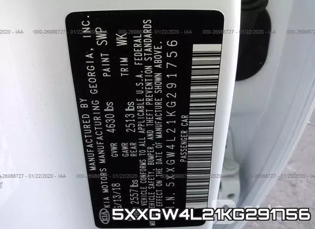 5XXGW4L21KG291756 фото 10