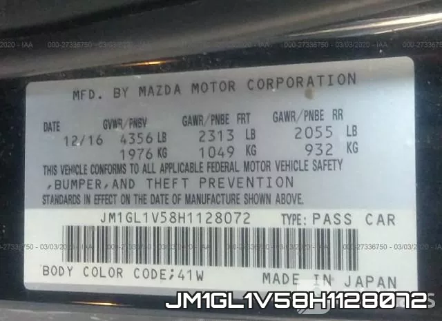 JM1GL1V58H1128072 фото 10