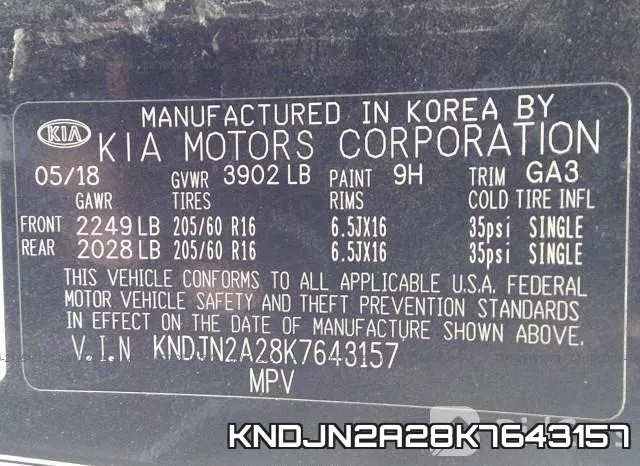 KNDJN2A28K7643157 фото 10