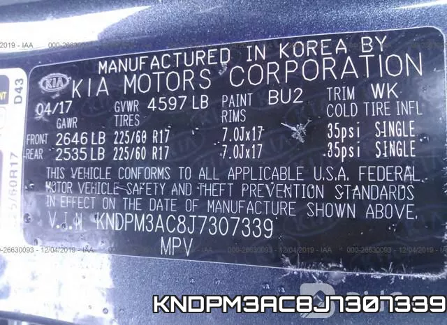 KNDPM3AC8J7307339 фото 10