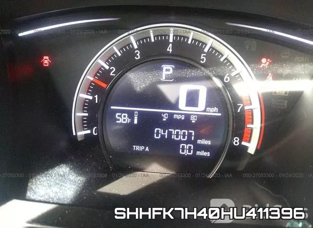 SHHFK7H40HU411396 фото 8