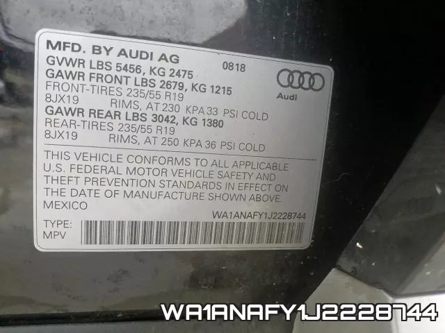 WA1ANAFY1J2228744 фото 2