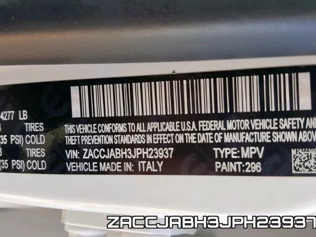 ZACCJABH3JPH23937 фото 2
