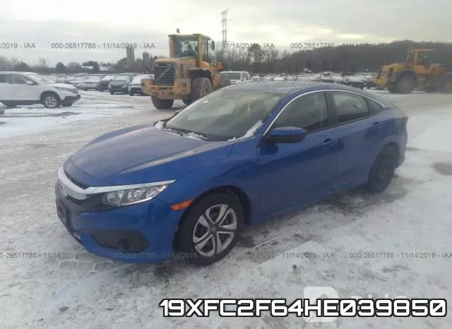 19XFC2F64HE039850 фото 3