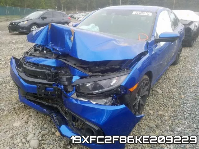19XFC2F86KE209229 фото 3