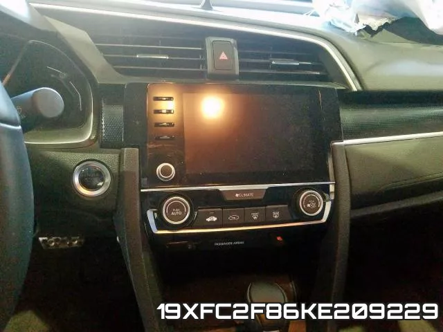 19XFC2F86KE209229 фото 10