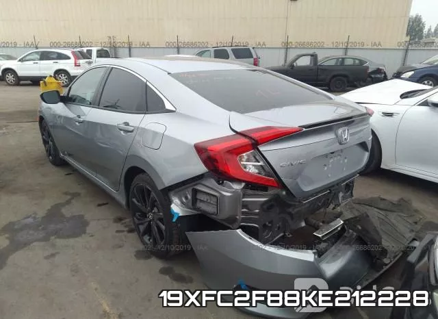 19XFC2F88KE212228 фото 4