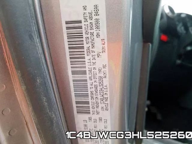 1C4BJWCG3HL525260 фото 2
