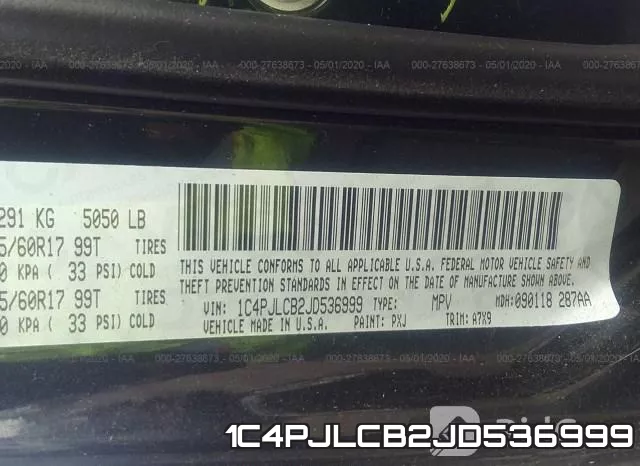1C4PJLCB2JD536999 фото 10