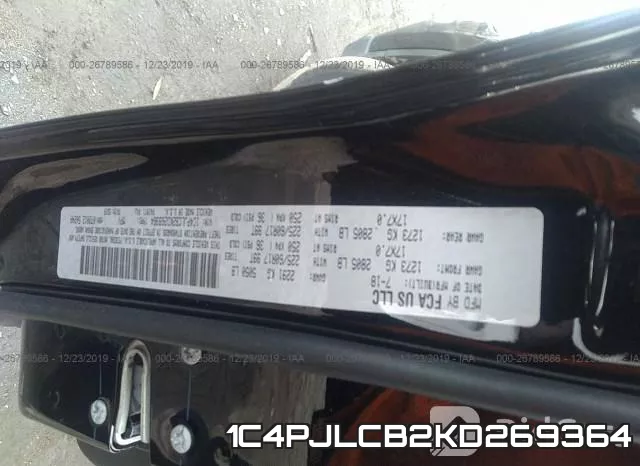 1C4PJLCB2KD269364 фото 10