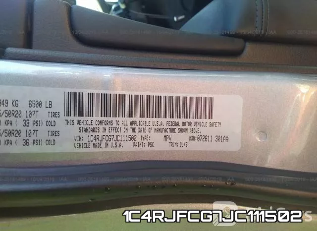 1C4RJFCG7JC111502 фото 10