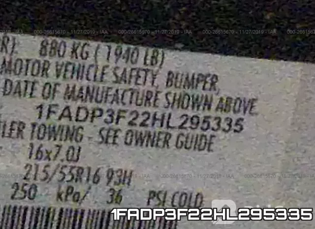 1FADP3F22HL295335 фото 10