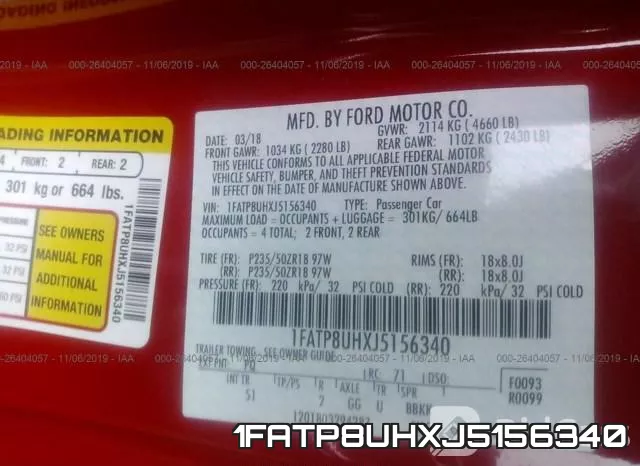 1FATP8UHXJ5156340 фото 10