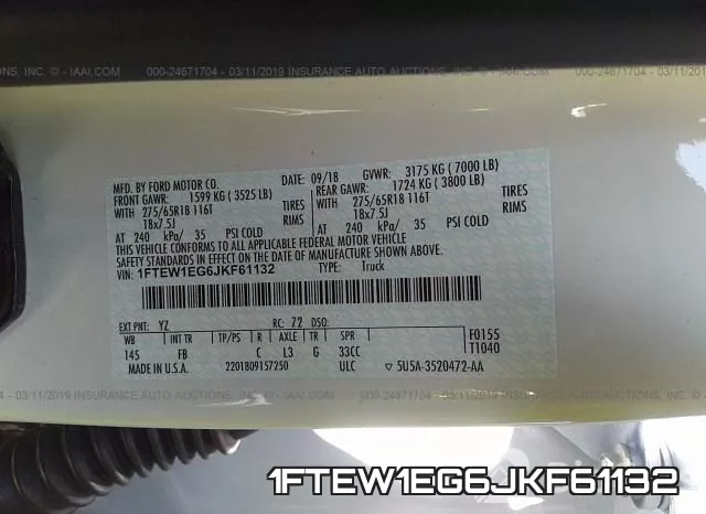 1FTEW1EG6JKF61132 фото 10