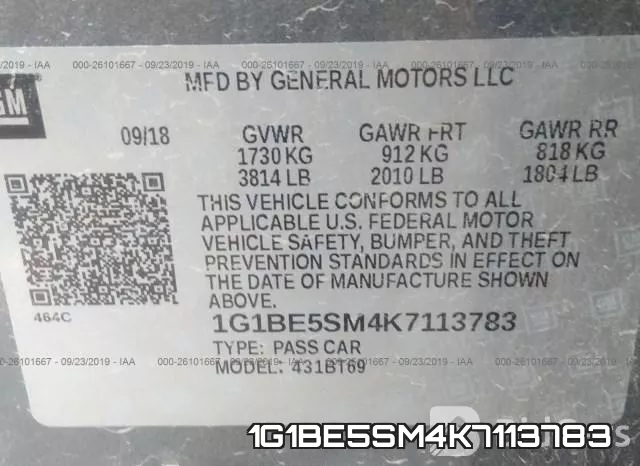 1G1BE5SM4K7113783 фото 10