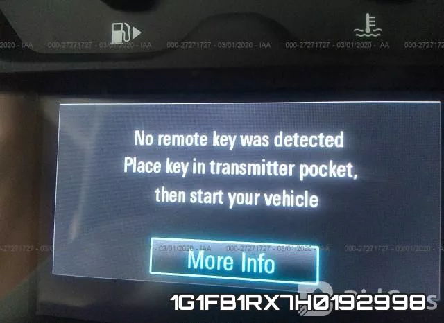 1G1FB1RX7H0192998 фото 8