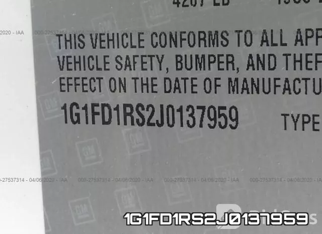 1G1FD1RS2J0137959 фото 10