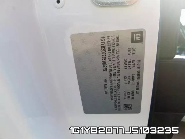 1G1YB2D77J5103235 фото 2