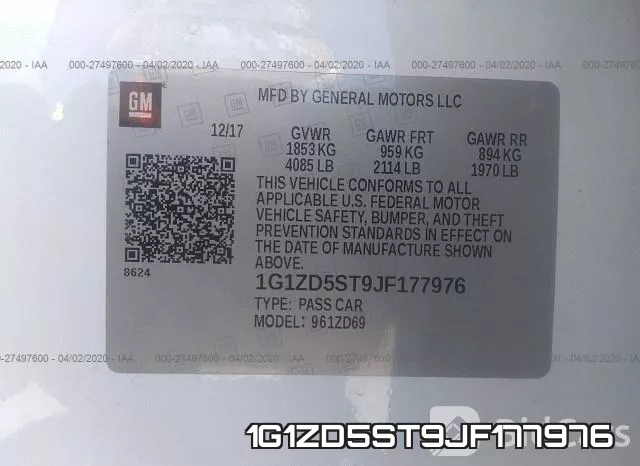 1G1ZD5ST9JF177976 фото 10