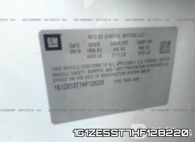 1G1ZE5ST7HF128220 фото 10