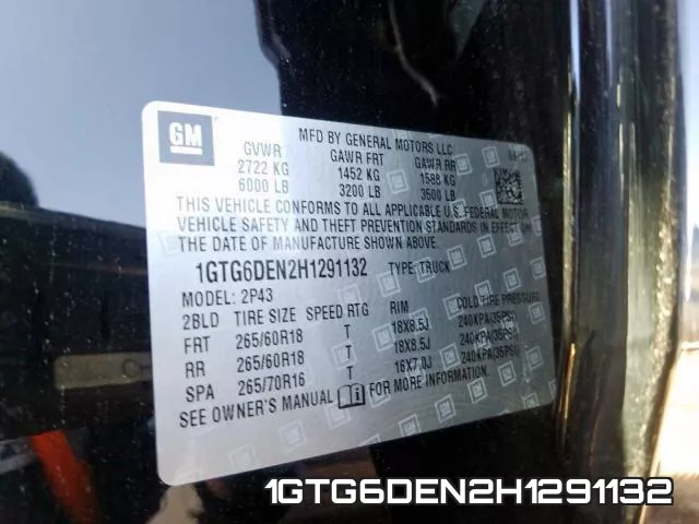 1GTG6DEN2H1291132 фото 2
