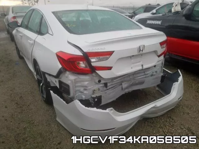 1HGCV1F34KA058505 фото 4