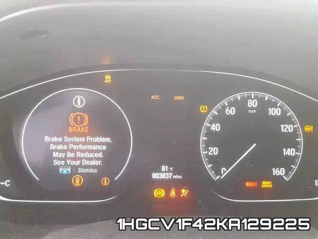 1HGCV1F42KA129225 фото 9