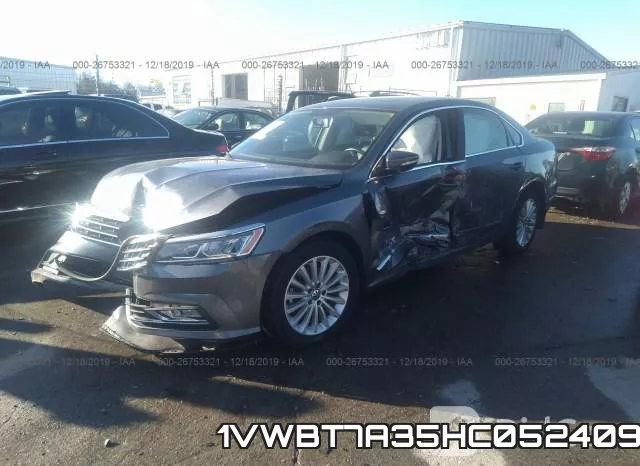 1VWBT7A35HC052409 фото 3