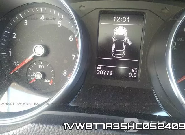 1VWBT7A35HC052409 фото 8