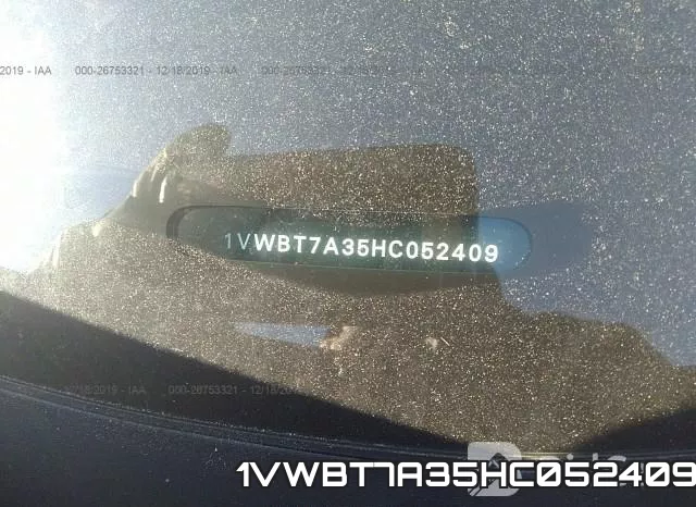 1VWBT7A35HC052409 фото 10
